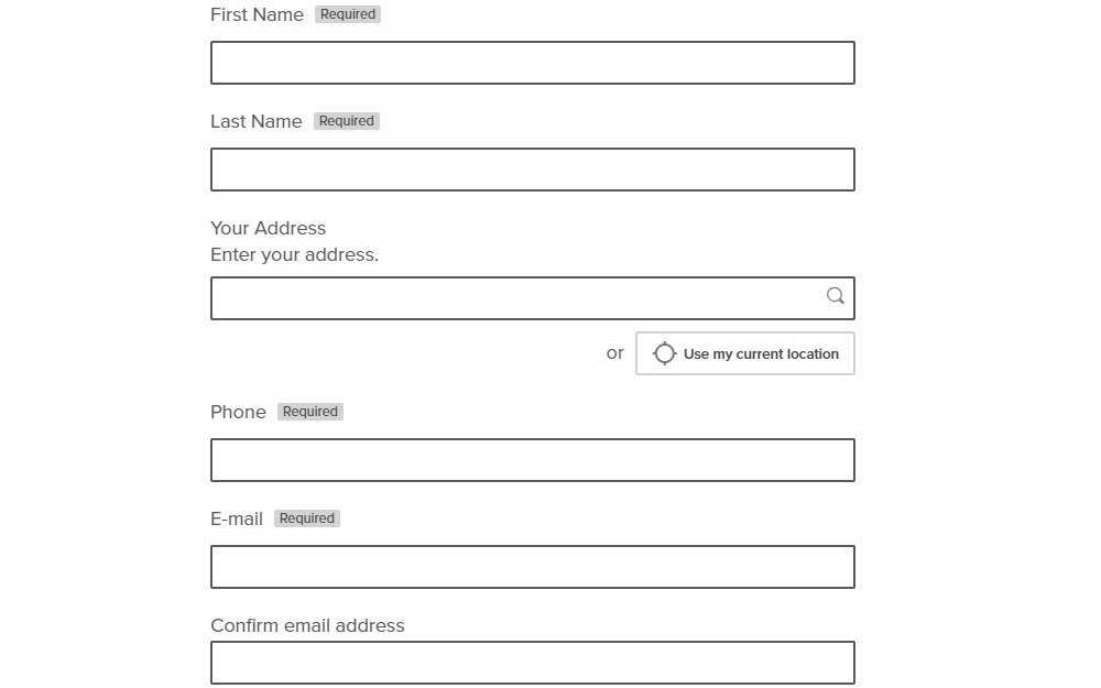 A screenshot of the request form for the Grand Prairie Police Department displays a field for requester information, requiring input of full name and address.